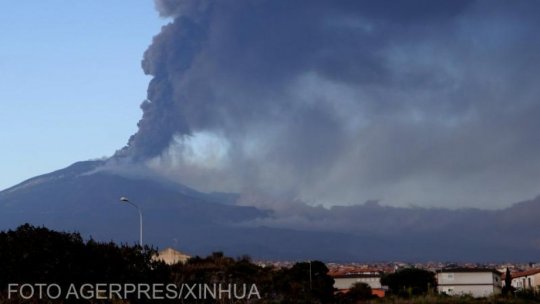 Vulcanul Etna din Sicilia este în plină erupţie