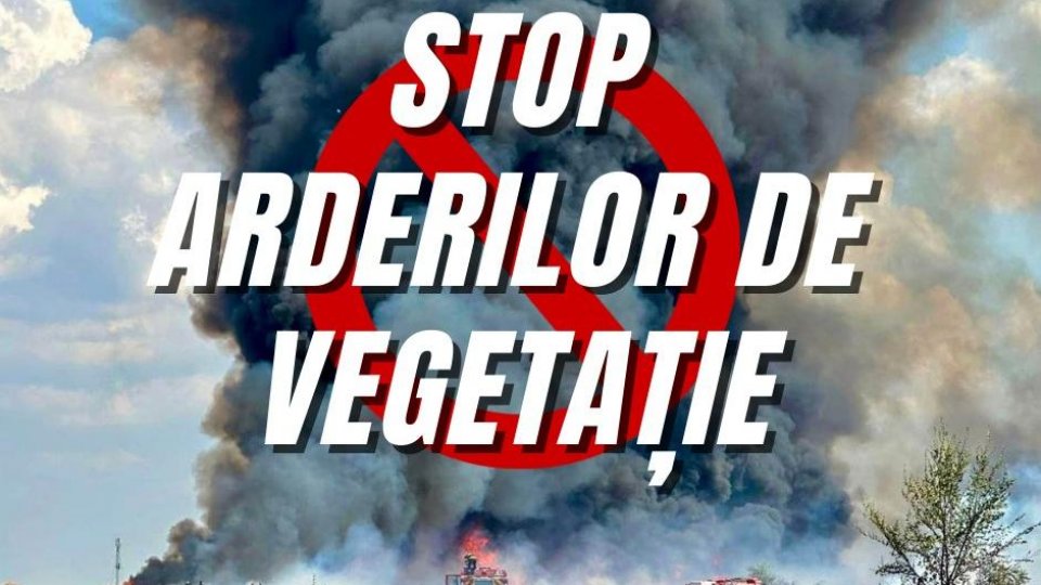 Inspectoratul pentru Situații de Urgență cere proprietarilor să înceteze incendierea miriștilor și a altor terenuri