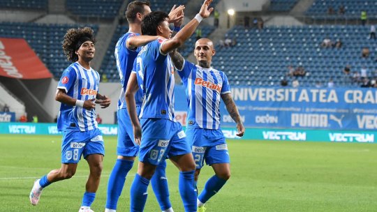 Universitatea Craiova - Gloria Buzău 5-1, în Superliga de fotbal