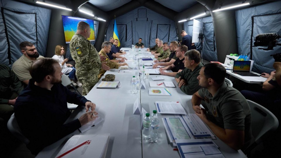 Preşedintele ucrainean vorbeşte despre crearea unei "zone-tampon" pe teritoriul Rusiei