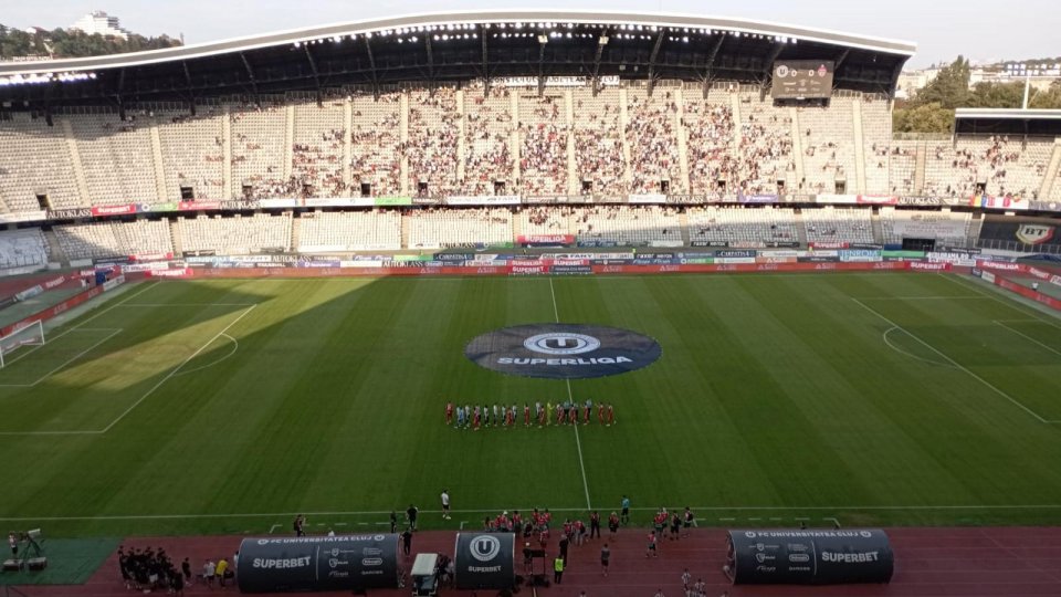 Superliga: U Cluj a urcat pe poziția a doua