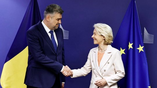 Premierul Marcel Ciolacu, discuții cu șefa Comisiei Europene, Ursula von der Leyen