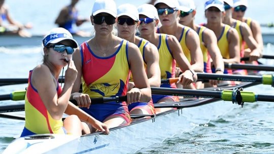 Echipajul feminin de 8+1 rame a câştigat o nouă medalie de aur pentru delegaţia României