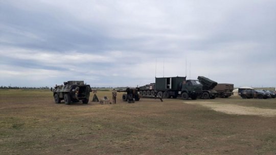 Military exercises in Smardan firing range