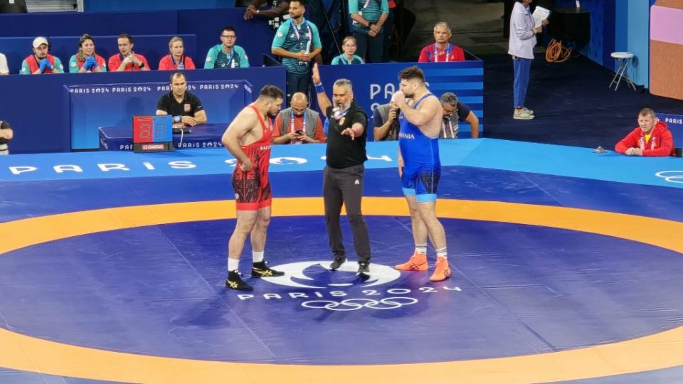 JO Paris 2024: Alin Alexuc s-a oprit în optimile categoriei 130 kg la lupte greco-romane