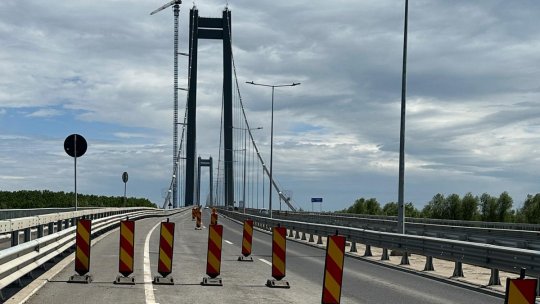 Trafic restricționat pe podul de la Brăila