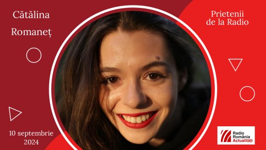 Actrița Cătălina Romaneț, între #prieteniidelaradio