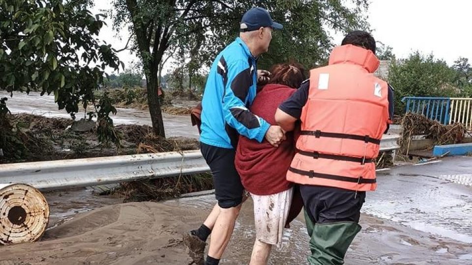Evaluare a pagubelor provocate de inundaţii în judeţul Vaslui