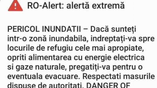 ISU Galați, avertizare de inundații pe râurile din bazinele hidrografice Bârlad, Siret și Prut