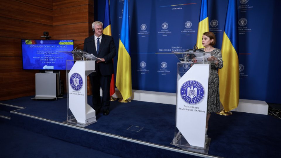 Ministrul ucrainean de externe a cerut României să analizeze posibilitatea de a doborî dronele ruseşti din apropierea spaţiului aerian românesc