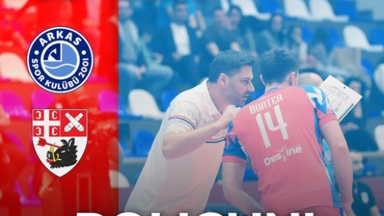 Steaua a debutat cu o victorie în Cupa Balcanică la volei masculin
