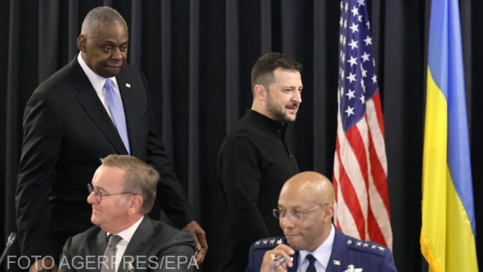 Reuniune a aliaților Ucrainei la baza militară Ramstein din Germania