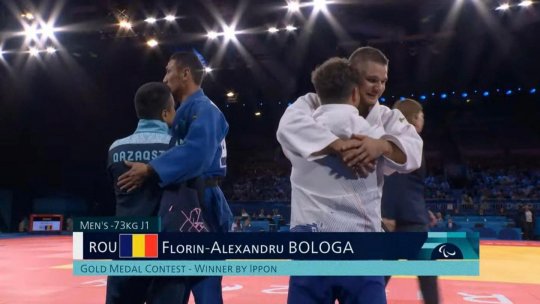 Prima medalie pentru România la Jocurile Paralimpice de la Paris: ALEXANDRU BOLOGA ESTE CAMPION PARALIMPIC LA JUDO