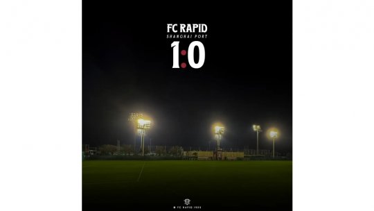 Rapid, victorie în ultimul amical din Dubai