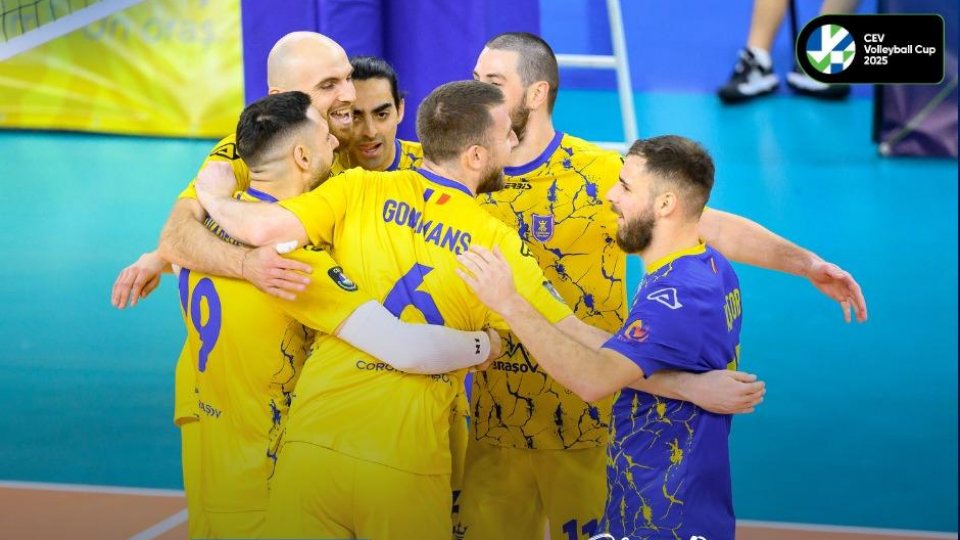 Cupa CEV: Corona Brașov-Trentino 1-3
