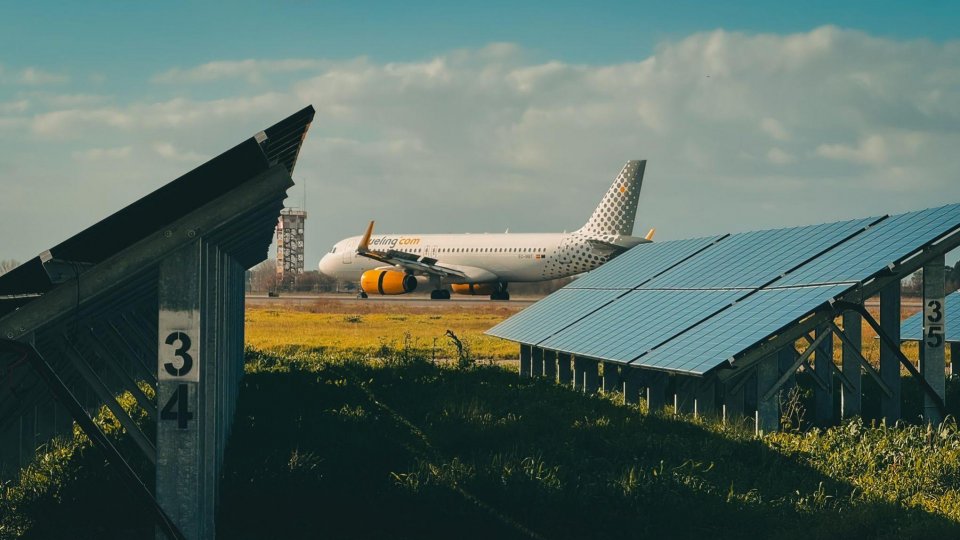 Parc solar pe aeroportul Fiumicino Roma