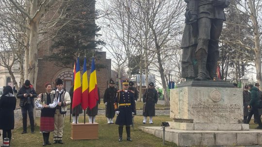 Ceremonie militară în dealul Patriarhiei