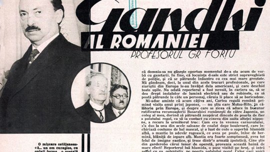 „Destinul unui protestatar: profesor Grigore Forţu”