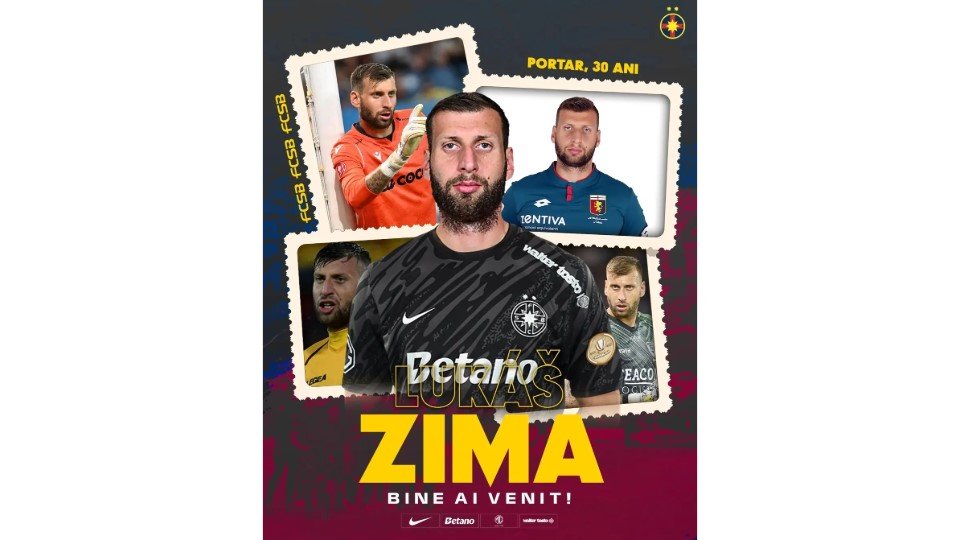 Lukas Zima, prezentat oficial la FCSB