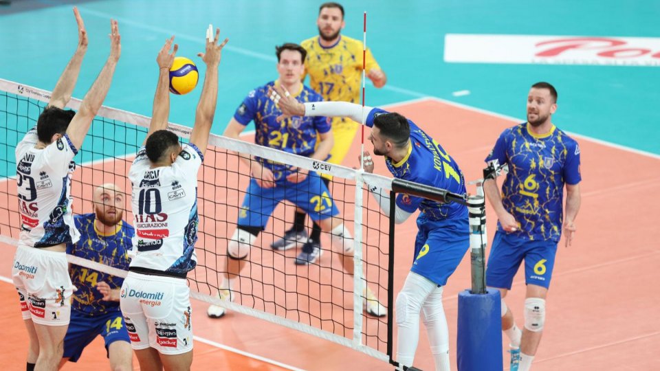 Volei masculin: Corona Braşov, eliminată din Cupa CEV