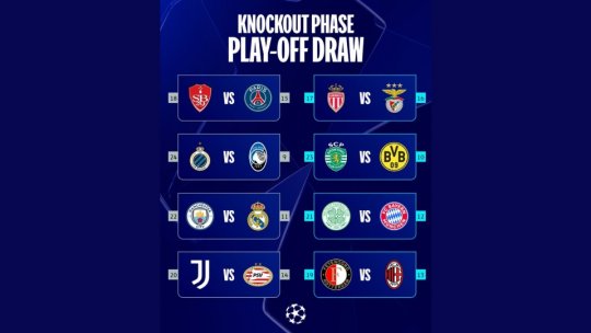 Liga Campionilor: Manchester City - Real Madrid, finala din play-off-ul pentru optimi