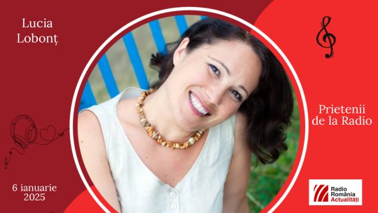 Artista Lucia Lobonț, între #prieteniidelaradio