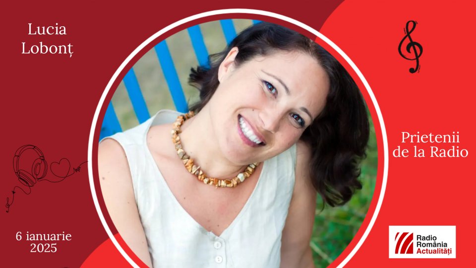 Artista Lucia Lobonț, între #prieteniidelaradio