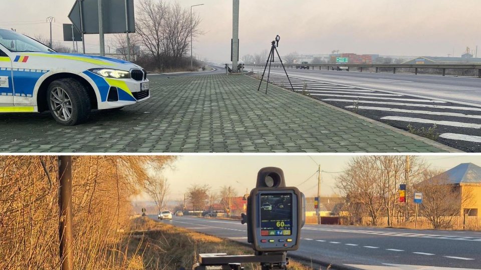 Camere mobile pe A1, A2 și DN 2, județul Vrancea. Amenda este trimisă direct șoferului