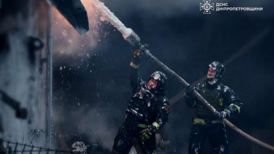 Rusia a atacat Ucraina cu peste 60 de drone