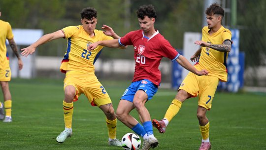 Fotbal: naționala U20 învinsă de Cehia în al doilea meci din Liga Elitelor
