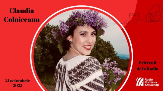 Claudia Colniceanu, între #prieteniidelaradio