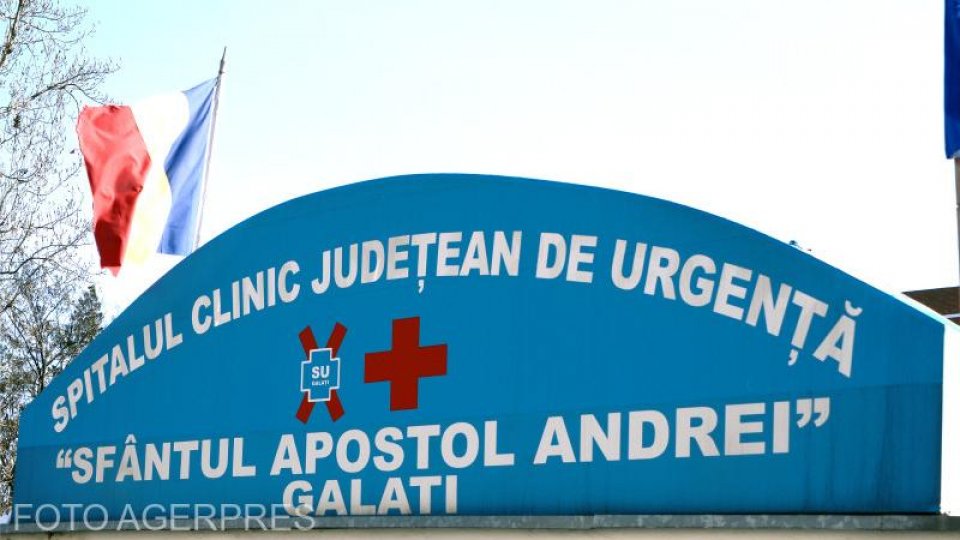 Galați: Pacient al Spitalului Judetean, căzut de la etaj