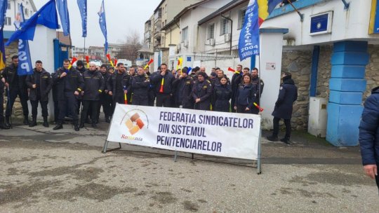 Protest al polițiștilor din penitenciare