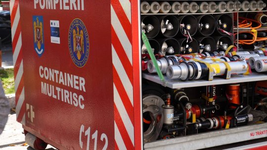 La Băile Olănești, 35 de persoane au fost evacuate după ce o conductă de gaze a fost spartă