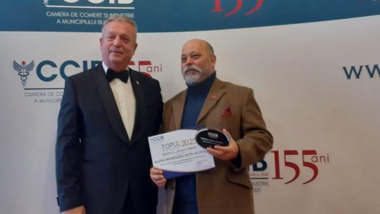 CCIB: Radio România Actualități, premiată pentru obiectivitate și profesionalism economic