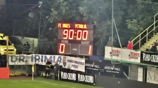 Superliga: FC Argeș pierde acasă cu Petrolul