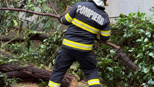 ISU Bucureşti - Ilfov a gestionat până acum 77 de intervenţii pe durata codurilor meteorologice