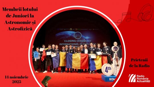 Membrii lotului de Juniori la Astronomie și Astrofizică vin la #prieteniidelaradio