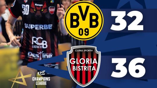 Handbal: Încă o victorie în Liga Campionilor pentru Gloria Bistrița