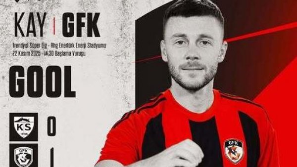 Maxim a marcat pentru Gaziantep în campionatul Turc