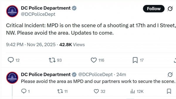 Mai multe persoane au fost împușcate la Washington