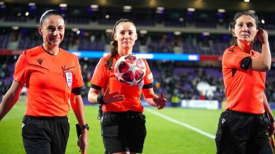 Fotbal. UEFA a ales-o pe Iuliana Demetrescu