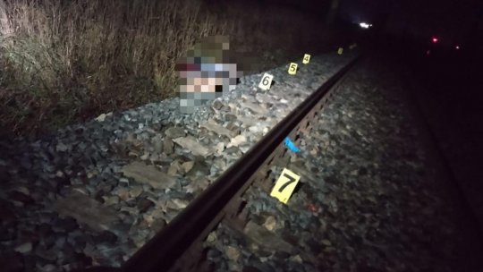 Bărbat lovit de trenul Inter Regio București - Suceava