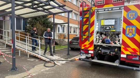 Incendiu la Spitalul Județean Reșița