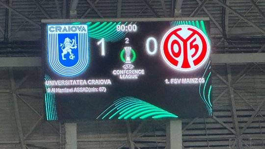 Conference League: VICTORIE !!! Univ. Craiova vs Mainz 1-0 FINAL