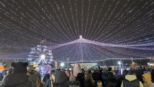 VIDEO: "Feerie de Iarnă" în Grădina Publică din Galați