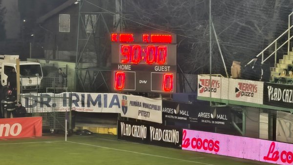 Superliga: egal între Argeș și Botoșani