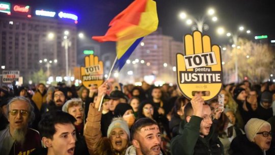A patra zi de proteste față de corupţia din justiţie