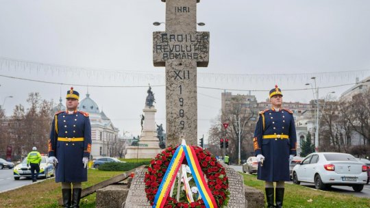 Nicușor Dan și Ilie Bolojan, omagiu pentru eroii Revoluției din 1989