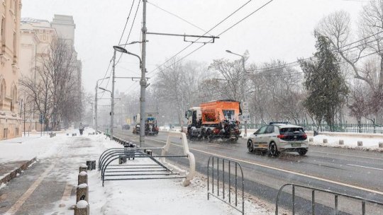Primăria Generală anunţă că Bucureştiul este pregătit pentru primele ninsori